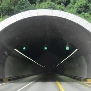 Luzes do sinal led da cor vermelha e verde do túnel