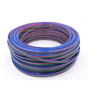 <span class=keywords><strong>Multi</strong></span> Broches Plat RVB Câble pour LED Bande Lumière 28AWG - Product Image 4