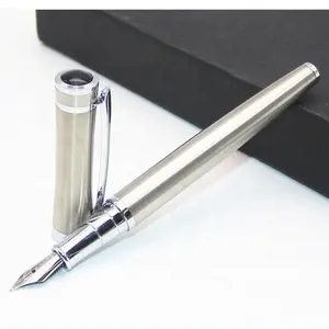 JX-3035, 1 шт., ручка высокого качества на заказ, роскошная Китайская классическая ручка для каллиграфии, рекламная черная металлическая авторучка, набор