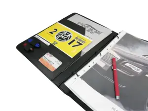 ModernQiu Kinh Doanh Tùy Chỉnh Hoàn Hảo A4 PU Da <span class=keywords><strong>3</strong></span> Vòng Chất Kết Dính - Product Image 6
