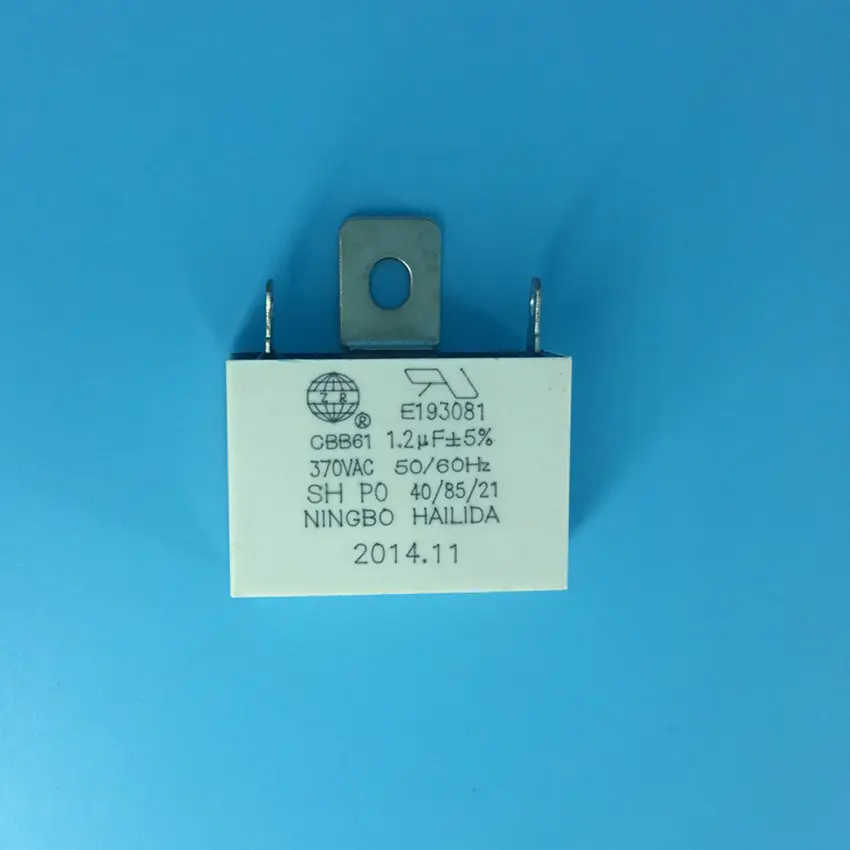 Cbb61 1.2uf 450v condensatori con UL file di no. E193081