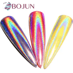 BoJun Holographic Bột Cho Hiệu Ứng Cầu Vồng UV LED Gel Nail Polish Holo Bột