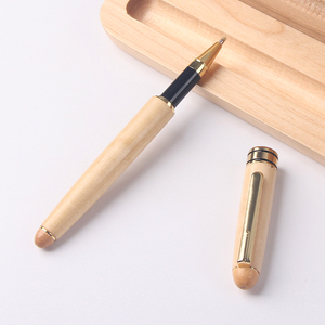 Pluma giratoria promocional de lujo, bolígrafo de madera personalizado <span class=keywords><strong>con</strong></span> funda, logo láser, regalo ecológico, juego de <span class=keywords><strong>bolígrafos</strong></span> de madera <span class=keywords><strong>con</strong></span> funda - Product Image 3