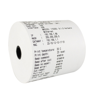 Stock Lotto 80x80 Cassiere Termica Ricevuta In Bianco di Carta Fino A Rotolo Termal 65gsm 55gsm - Product Image 1