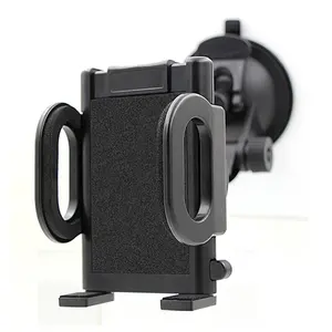 Universal Cell Phone Cradle Windshield Car Mount Holder with Large Clamp Holding GPS