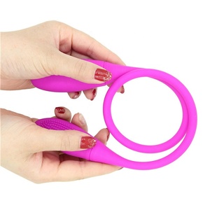 7 velocidad vibración doble lados lesbiana coqueteando USB recargable vibrador bala - Product Image 5