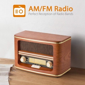 Reale d'epoca in legno FM AM <span class=keywords><strong>radio</strong></span> portatile con built-in altoparlanti stereo <span class=keywords><strong>radio</strong></span> - Product Image 4