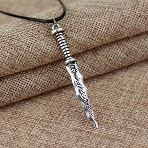 Bijoux fantaisie, nouveau collier pendentif en forme de dague de Blanche-Neige, conte de fées, Rumpelstiltskin, pour femmes - Product Image 3