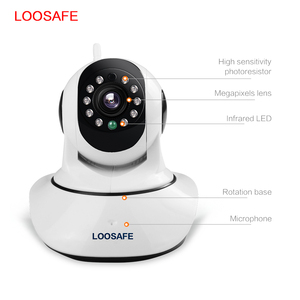 Loosafe F2 HD 960 P bajo costo pan Tilt P2P WiFi cámara IP con UID lente gran angular - Product Image 3
