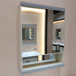 กระจกแต่งหน้าไฟ LED โต๊ะเครื่องแป้งใหม่โต๊ะเครื่องแป้งในห้องน้ำ - Product Image 2