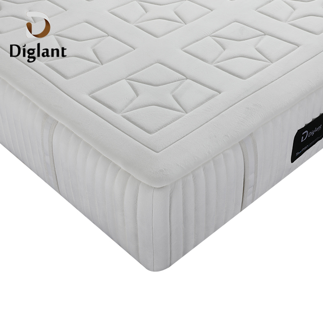 D15 Diglant Gel Mémoire Lit Simple Tissu Pliable King Size À Ressorts Ensachés En Mousse De Latex Naturel Hôtel Matelas En Latex