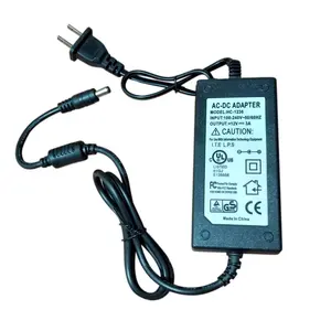 Buena calidad 12 V 3A de la UE es enchufe adaptador de corriente para cámara CCTV fuente de alimentación para computadora portátil de tira led