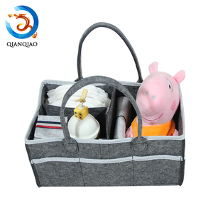 En <span class=keywords><strong>gros</strong></span> Pas Cher <span class=keywords><strong>Feutre</strong></span> Bébé Couches Caddie Organisateur - Product Image 5