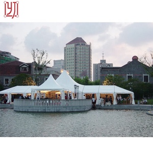 25X35ดีลักซ์กรอบอลูมิเนียมพีวีซีเต็นท์แต่งงาน De Luxe หนักพร้อมเครื่องปรับอากาศ