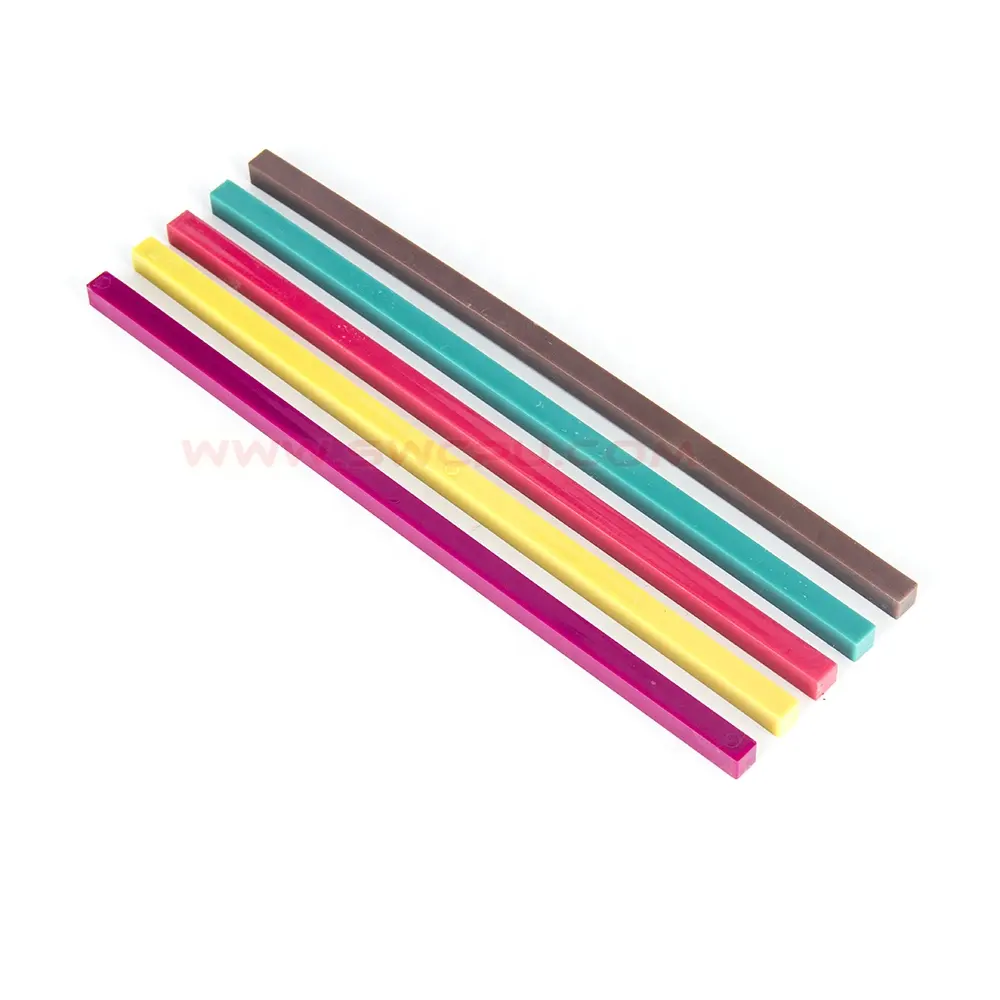 Colorful pvc hdpe pom nylon round plastic rods bar
