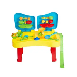 <span class=keywords><strong>Table</strong></span> de jeu d'eau de <span class=keywords><strong>sable</strong></span> <span class=keywords><strong>à</strong></span> double compartiment avec couvercle Accessoires Enfants Scène de plage extérieure avec cascade-Set Supply - Product Image 1