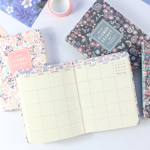 Agenda Planificadora Semanal y Diaria Flora A6, Organizador sin Fecha, Cuaderno de Tapa Dura, Estilo Espiral, para Uso Personal, Regalo, Cubierta de Papel con Aspecto de Cuero - Product Image 6