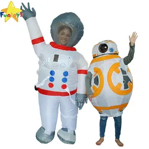 Funtoys CE 万圣节太空服充气服装机器人 BB-8 儿童角色扮演吉祥物