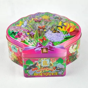 Wholesale Metal Shell Shape Jewelry Box Cosmetic Storage Container