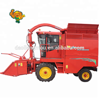 Mini moissonneuse-batteuse pour ensilage de maïs, machine de fabrication d'ensilage, 30 tonnes/h