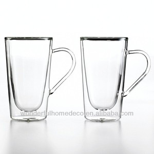 14 oz / 400 ml <span class=keywords><strong>double</strong></span> paroi latte tasses à café - Product Image 1