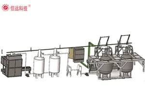 Xinyuan 250 ml 300 ml 500 ml בקבוק נוזל דשן ייצור קו