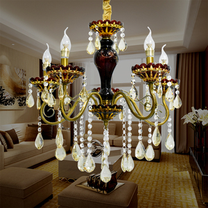 Más competitivo elegante <span class=keywords><strong>moderno</strong></span> pendientes candelabro de cristal led iluminación interior - Product Image 4