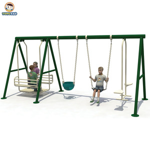 Tùy chỉnh giá rẻ giá thấp sân chơi ngoài trời trẻ em Playhouse mạ kẽm trượt swingset <span class=keywords><strong>Swing</strong></span> - Product Image 5