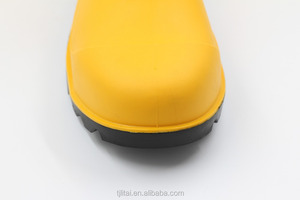 <span class=keywords><strong>Amarillo</strong></span> negro botas de trabajo con punta de acero de pvc zapatos de seguridad - Product Image 6