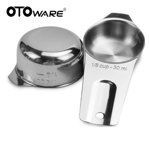 OTOware <span class=keywords><strong>Amazon</strong></span> caliente vender 13 unidades de acero inoxidable <span class=keywords><strong>tazas</strong></span> de medir y de medición cucharas conjunto - Product Image 3