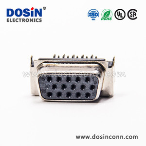 Right Angle Mini Nữ Nối <span class=keywords><strong>D</strong></span> <span class=keywords><strong>Sub</strong></span> <span class=keywords><strong>D</strong></span>-<span class=keywords><strong>Sub</strong></span> VGA 15Pin 15 Pin Đóng Cho <span class=keywords><strong>PCB</strong></span> <span class=keywords><strong>Mount</strong></span> - Product Image 4