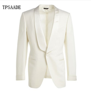 Nouvelle arrivée, <span class=keywords><strong>costume</strong></span> de mariage pour <span class=keywords><strong>homme</strong></span>, veste et pantalon de smoking <span class=keywords><strong>ivoire</strong></span>, dernier design, WF720 - Product Image 2