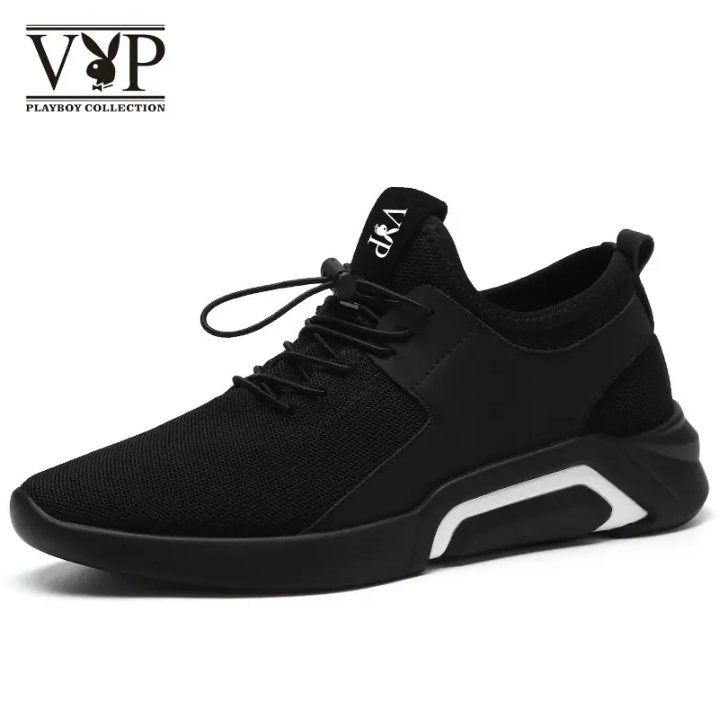 Best selling hot chinese products all black running shoes mens import cheap goods from china