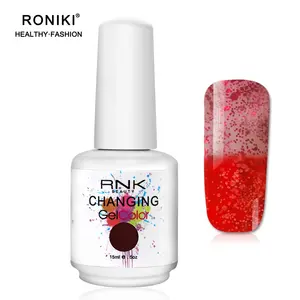 Hot in euroe market nail gel polish base glue color changing professional nail arts design gel polish nail led uv gel