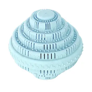 Facile da Lavare Tormalina Lavanderia Blu Eco Molle Del Silicone Rondella Jean Sfera di Lavaggio