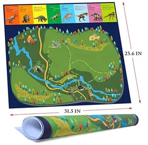 Tapis de Jeu en feutre Herbe Tapis de Jeu Tapis de Combat Réutilisable Effaçable À Sec De Jeu Impression Sac de Chaussures Non Tissé 100% Polyester VOITURE Étanche TEINT - Product Image 1