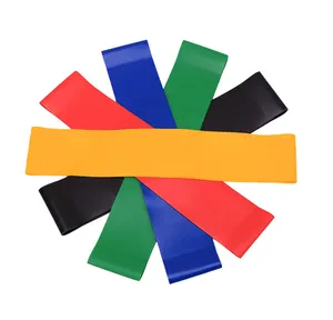 Özelleştirilmiş lateks spor döngü bantları elastik egzersiz bantları ev spor egzersiz bacaklar ve popo direnç bandı için Set - Product Image 1