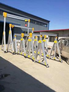 De <span class=keywords><strong>segunda</strong></span> <span class=keywords><strong>mano</strong></span> en auge del producto 500kg portátil pequeño barco de elevación grúa pórtico - Product Image 4