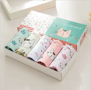 2019 Nuovi Bambini Biancheria Intima della Ragazza Slip In Cotone da UNA Classe di Sicurezza di Grado Ragazze Del Cotone Del Bambino Dei Bicchierini Del Fumetto - Product Image 1