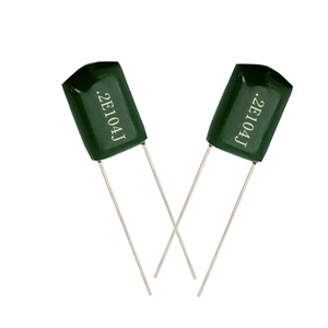 104J 0,1 UF 250 V Green Pei initiation power capacitor Cl11 polyester film - Product Image 2