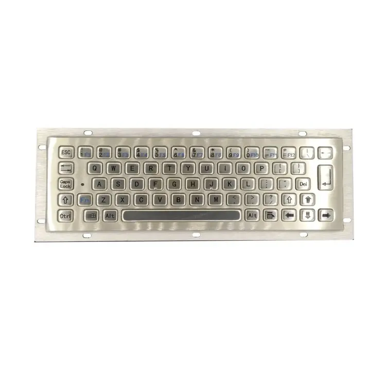 Standard wired 65 keys mechanical metal keyboard with function keys