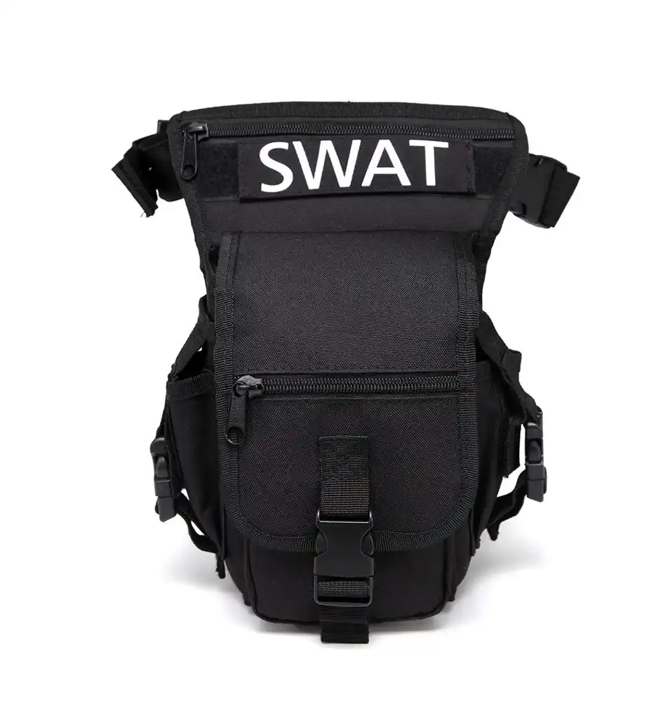 กระเป๋าคาดเอวลายทหารยุทธวิธี,กระเป๋าทหารรักษาความปลอดภัยวางขา SWAT กระเป๋าคาดเอวสำหรับกิจกรรมกลางแจ้ง