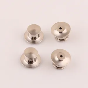 Cheap Price Silver Color Brass Locking Flat Head Lapel Pin Back Wholesale