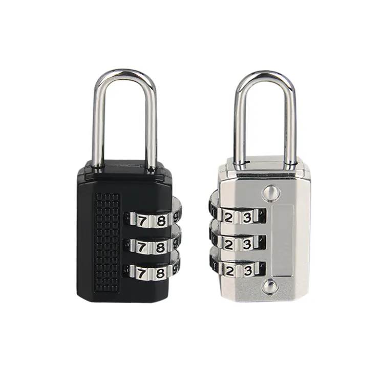 Vendita calda globe lock reset in lega di zinco 3 cifre codice blocco prezzo sicurezza keyless metallo lucchetto a combinazione piccola