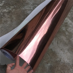 Fashion High Glossy CHROME MIRROR Rose Gold <strong>Vinyl</strong> <strong>Wrap</strong> Sticker Decal Sheet Air Bubble Free Car <strong>Wraps</strong> &amp; Vehicle <strong>Wraps</strong> <strong>Vinyl</strong> Film - Product Image 4