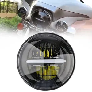 5 3/4 inch 35w high low beam led motorcycle headlight 5.75" led headlight for harley motorcycles