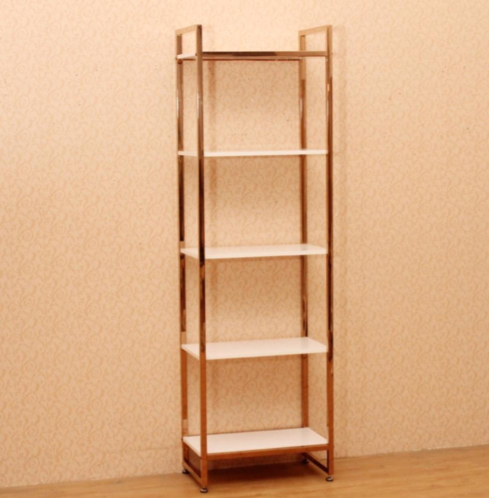 Apache Gold for Modern Metal Display Stand with Custom Logo Floor Standing Child Garment Rack for Retail Shops — view 1