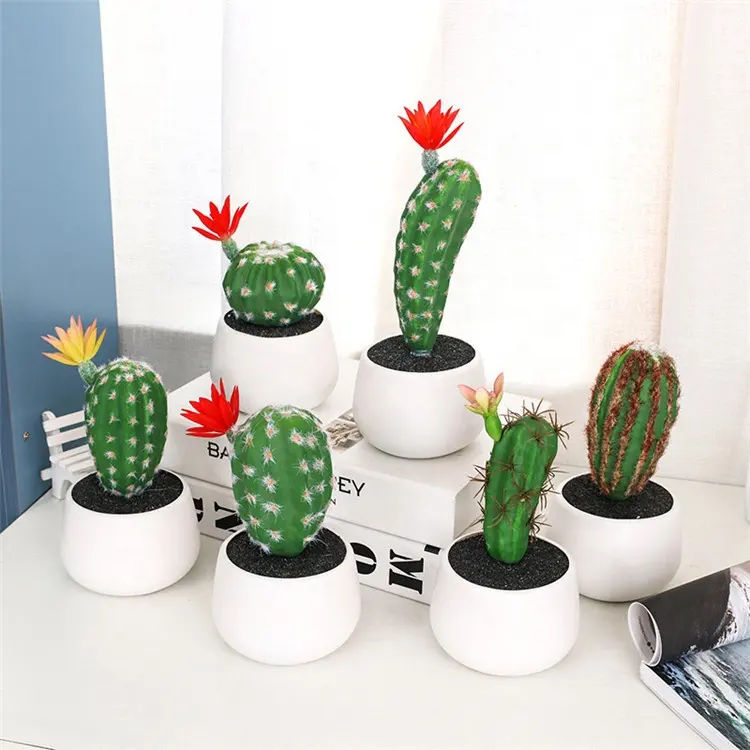 V-3051 Vendita Calda Artificiale Piante Succulente Cactus Per La Decorazione Domestica