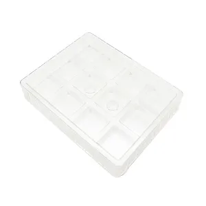 bulk goods in stock OEM cheap transparent blister packaging plastic trays for chocolate boxes