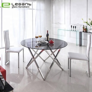 Moderne élégant carré <span class=keywords><strong>vert</strong></span> en verre <span class=keywords><strong>table</strong></span> à manger - Product Image 3